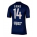 Tanie Strój piłkarski Paris Saint-Germain Desire Doue #14 Koszulka Podstawowej 2025-26 Krótkie Rękawy